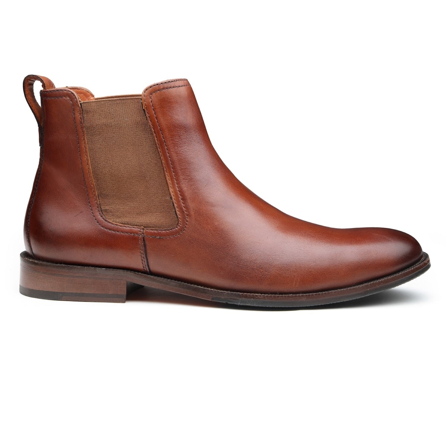 Churchillshoes: Tan Chelsea Boot leather shoes online Men formal