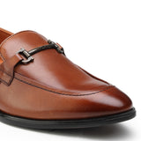 Cobb: Burnished Tan Bit Loafer