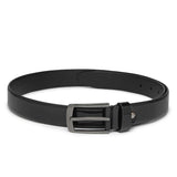 Brit: Black Textured Formal Belt