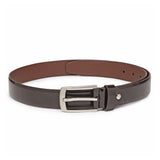 Brit: Brown Textured Formal Belt