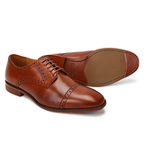 Brent: Tan Cap-Toe Derby