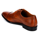 Muller: Tan Cap-toe Derby