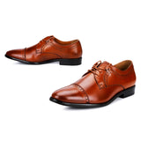 Muller: Tan Cap-toe Derby