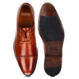 Muller: Tan Cap-toe Derby