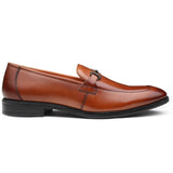 Cobb: Burnished Tan Bit Loafer