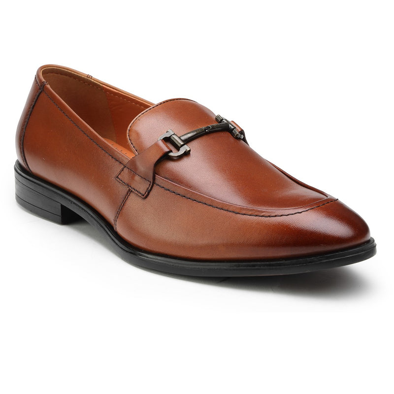 Cobb: Burnished Tan Bit Loafer