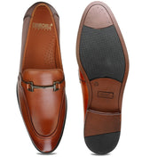 Cobb: Burnished Tan Bit Loafer