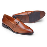 Cobb: Burnished Tan Bit Loafer