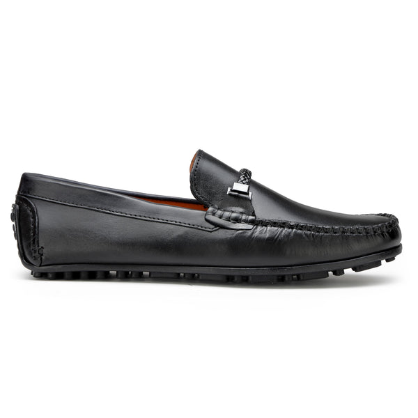 Jason: Men Black Bit Loafer