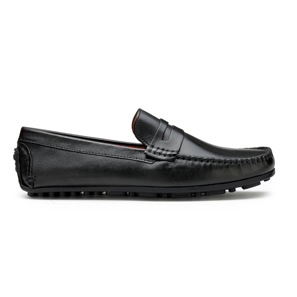 Jack: Men Black Penny Loafer