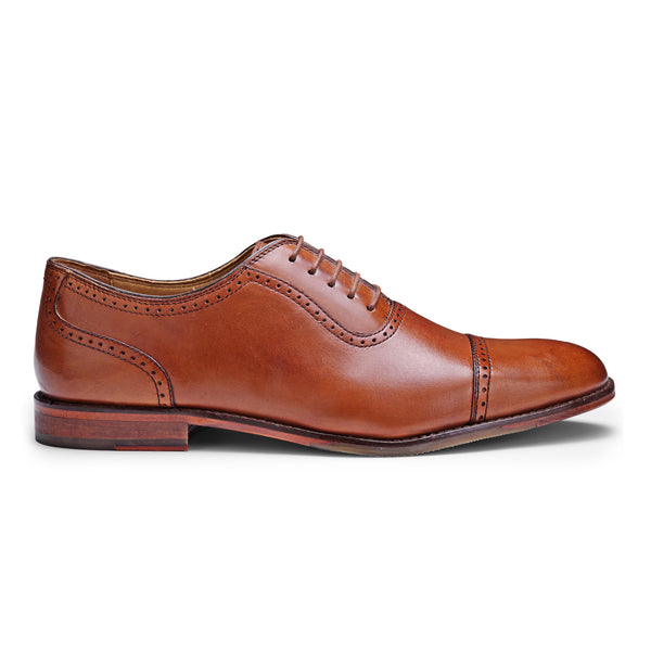 Travis: Tan Cap Toe Oxford