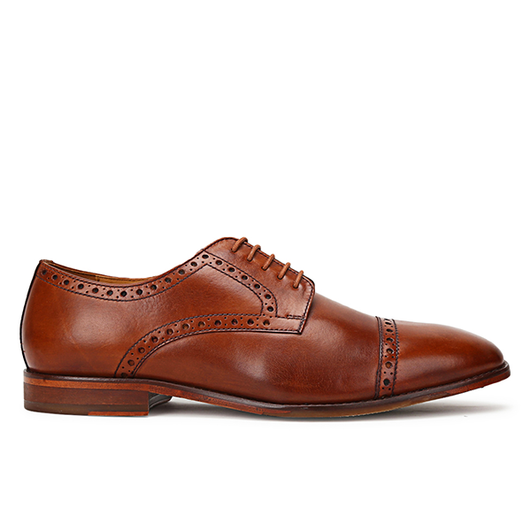 Brent: Tan Cap-Toe Derby