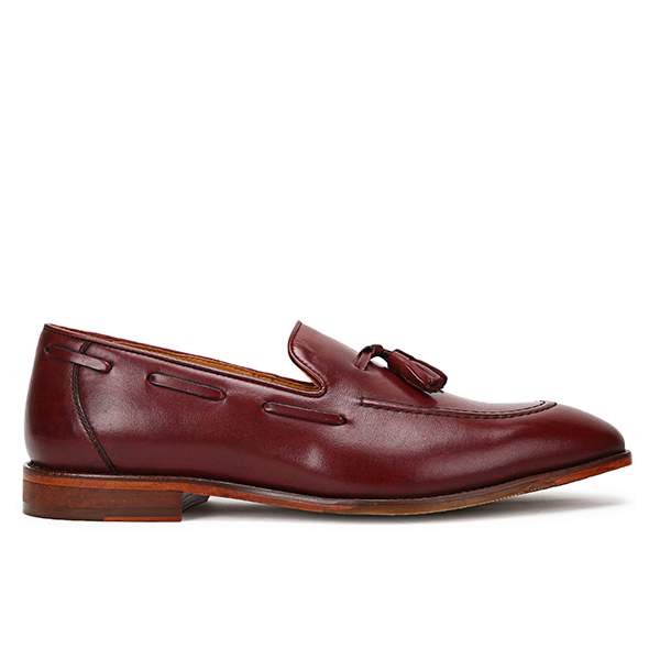 Ivy: Burgundy Tasselled Loafer