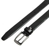 Brit: Black Textured Formal Belt