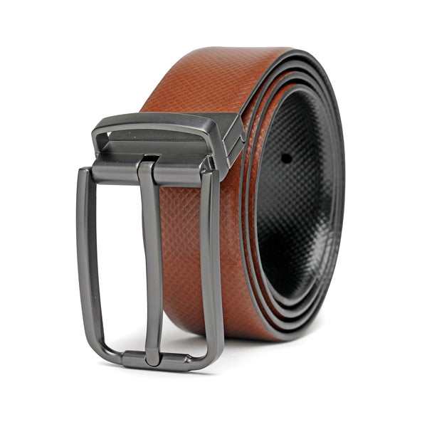 Clooney: Black & Tan Reversible Belt