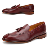 Ivy: Burgundy Tasselled Loafer