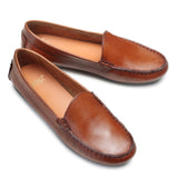 June : Tan Women Moccasin