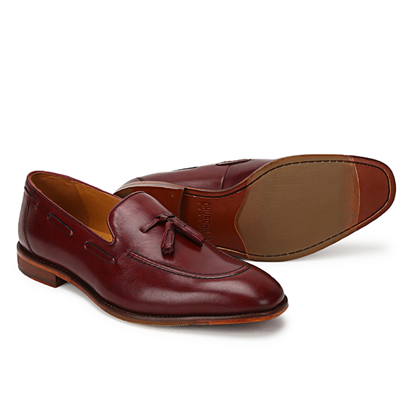 Ivy: Burgundy Tasselled Loafer