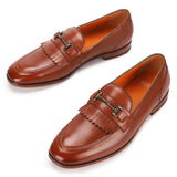 Fargo: Tan Kiltie Belgian Loafer