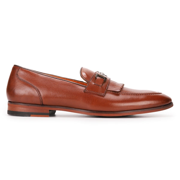 Fargo: Tan Kiltie Belgian Loafer