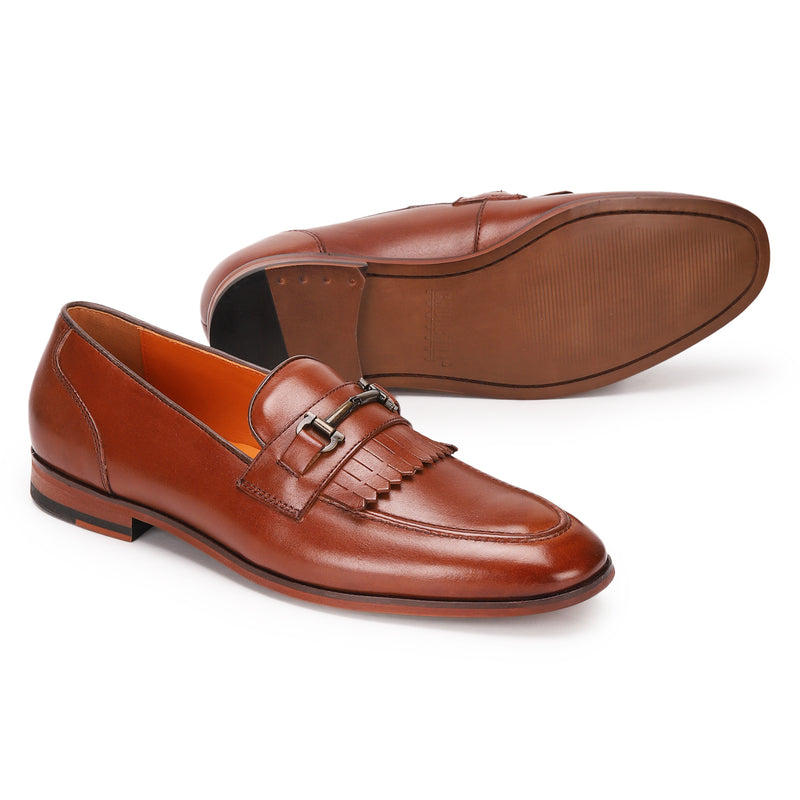 Fargo: Tan Kiltie Belgian Loafer