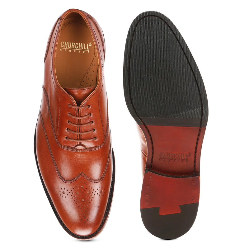 Benett: Tan Wingtip Oxford