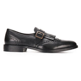 Albert: Black Single Monkstrap