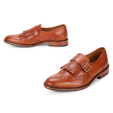 Albert: Tan Single Monkstrap