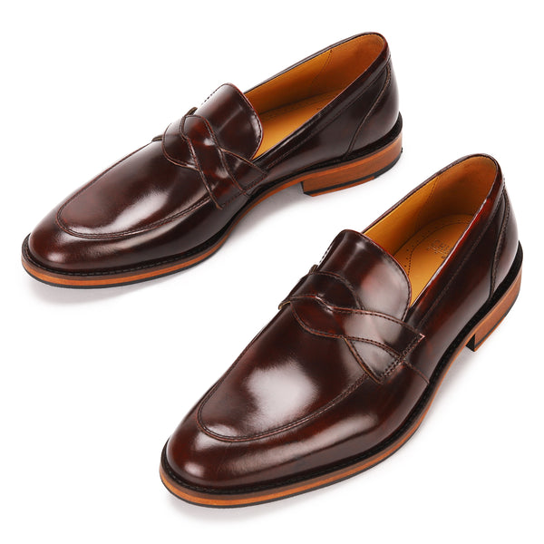 Austin: Cherry Saddle Loafer