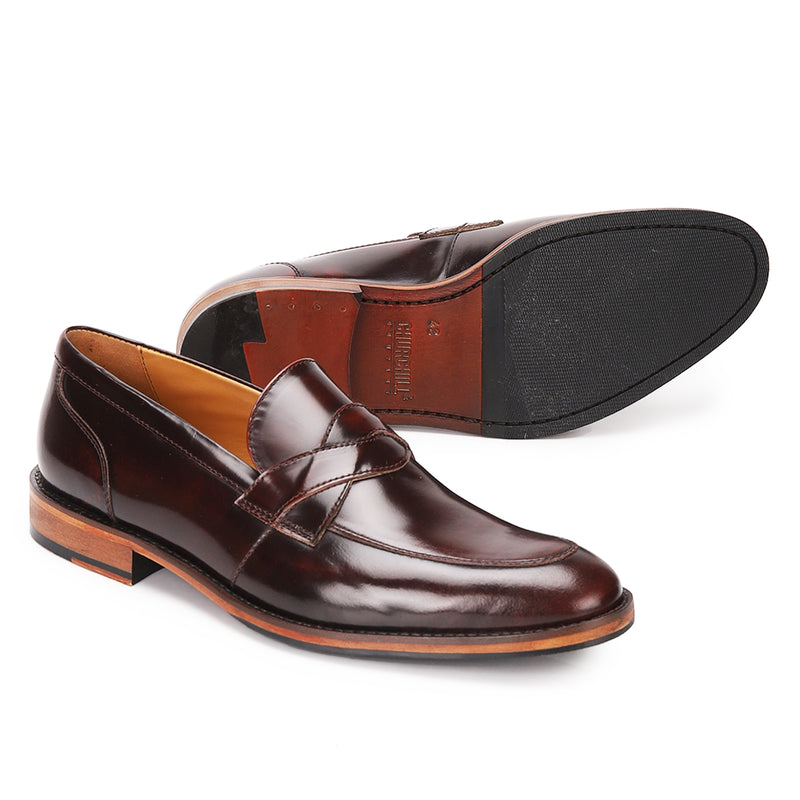 Austin: Cherry Saddle Loafer