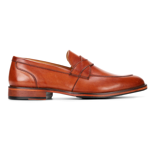 Austin: Tan Saddle Loafer