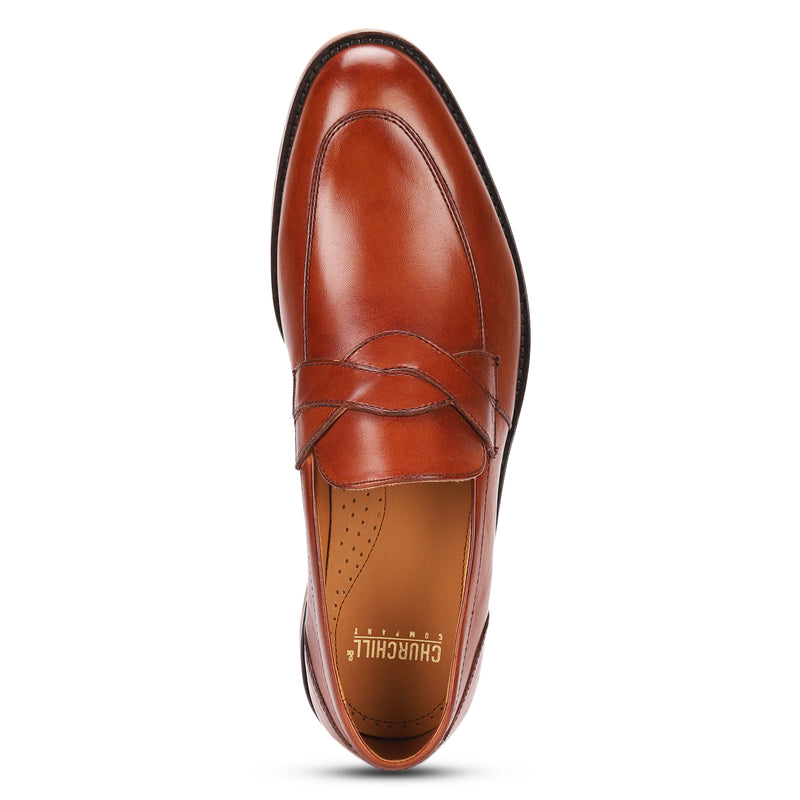 Austin: Tan Saddle Loafer