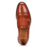 Alston: Tan Double Monkstrap