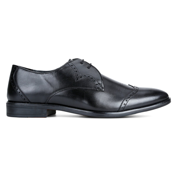 Carol: Black wingtip Derby