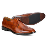 Carol: Tan wingtip Derby