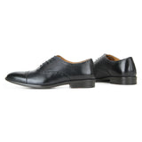 Cooper: Navy Blue Brogue Oxford