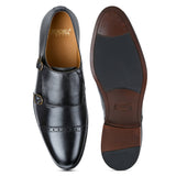 Clifton: Black Double Monk strap