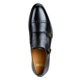 Clifton: Black Double Monk strap