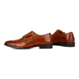 Clifton: Tan Double Monk strap