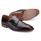 Harper: Cherry Double Monk Strap