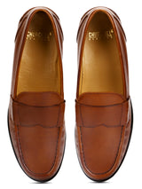 Hudson: Tan Saddle Loafer