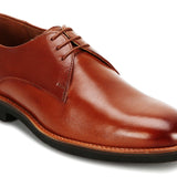 Grant: Ultralight Tan Plain Toe Derby