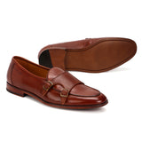 Charles: Tan Belgian Monk Strap