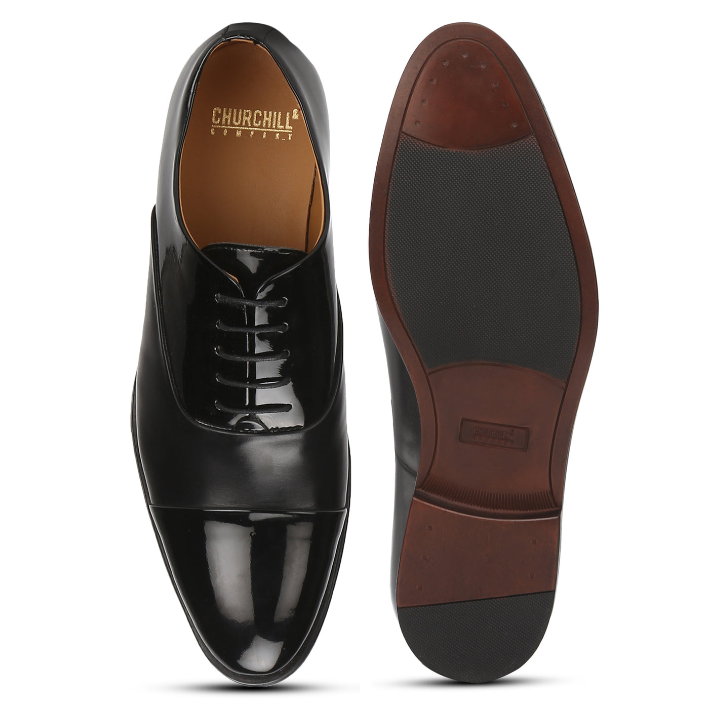 Charles‎ Jourdan Paris Nathan Mens Black Leather Cap Toe Oxford Dress Shoes Classic Captoe Oxford men main image 2