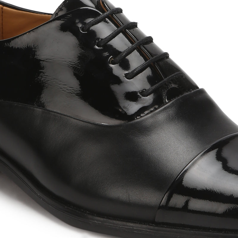 Canton: Patent Black Cap toe