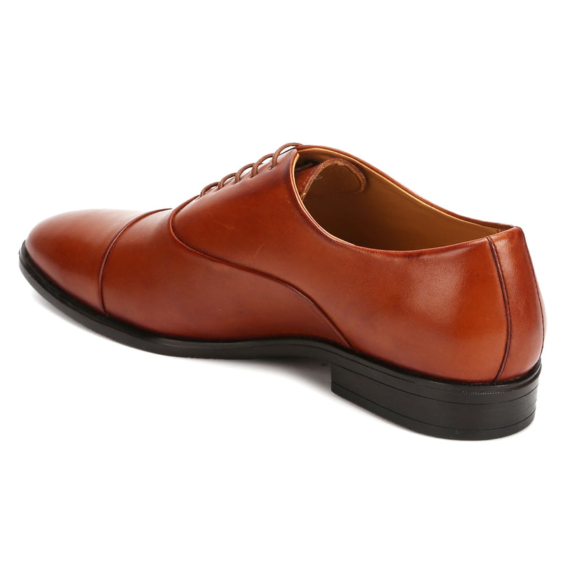 Canton: Tan Cap-toe Oxford