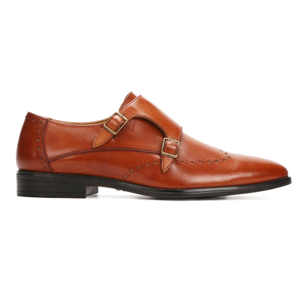 Conor: black  Double Monk strap