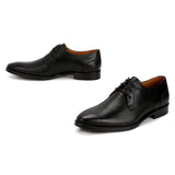 Mason: Black Textured Derby