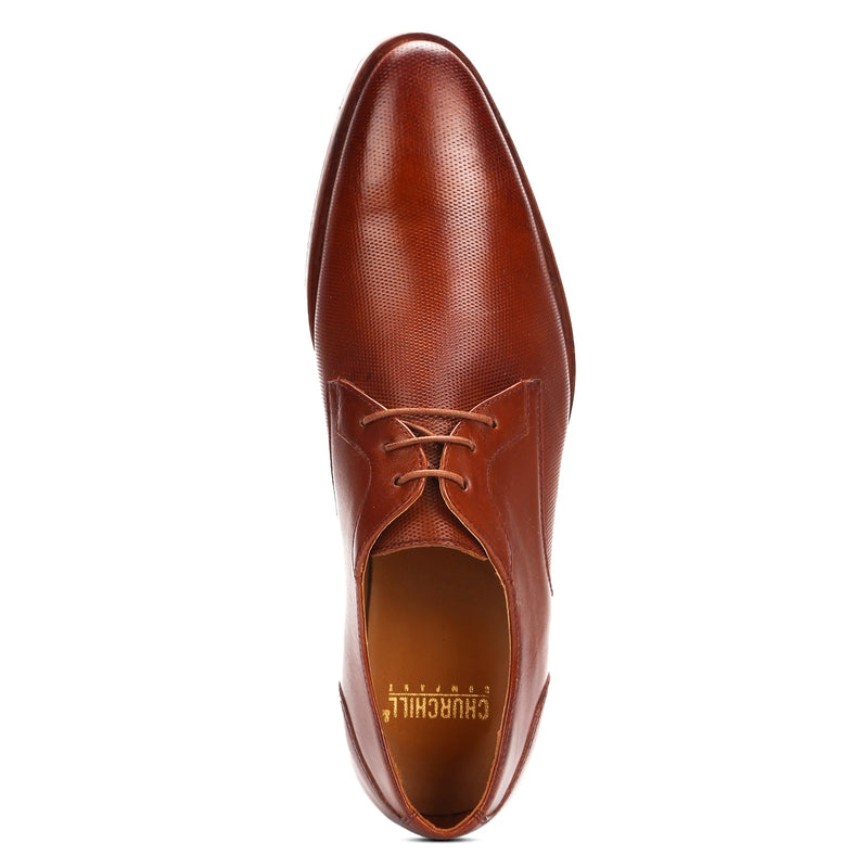 Mason: Tan Textured Derby