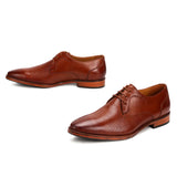 Mason: Tan Textured Derby